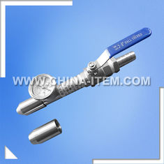 China Electric Lab Equipment IPX5 IPX6 Brass Hose Nozzle, Water Jet Nozzle with Pressure Gauge supplier